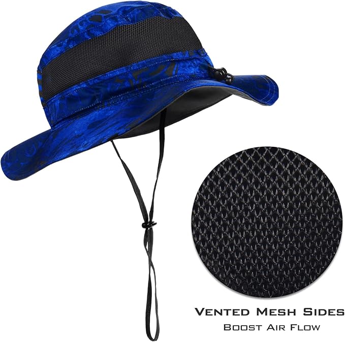 KastKing Sol Armis UPF 50 Boonie Hat - Sun Protection, Fishing, Beach Hiking, Paddling, Rowing, Kayaking