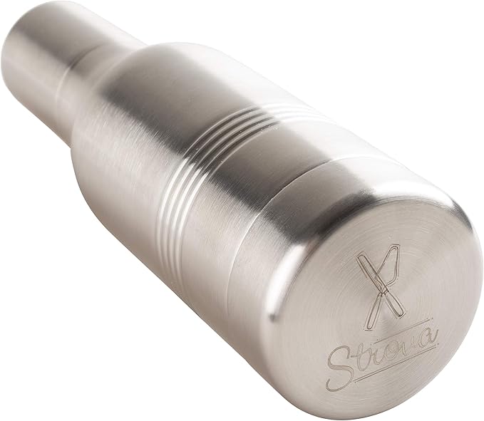 Strova Beer Bottle Insulator - Stainless-Steel Insulated Bottle Holder w/Double-Walled Insulation - Beer Cooler Keeps Drinks Colder, Longer (Includes Carry Bag)