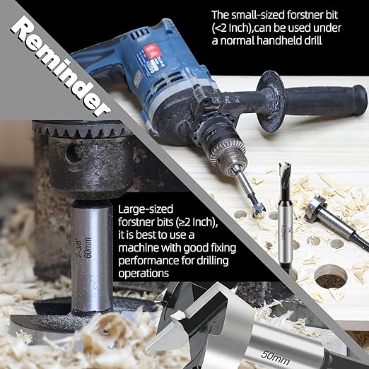 2-18 Inch Forstner Bit for Woodworking,2-18" Forstner Drill Bit for Wood,Wood Drill Bit Woodworking Hinge Cutter Tool for Wood Plywood Plastic