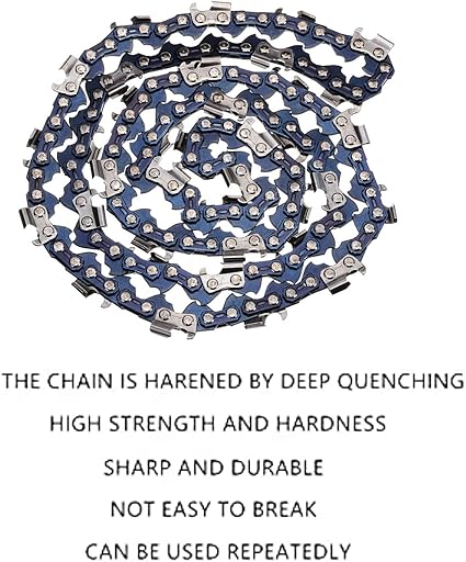 20-Inch Saw Chain .325" Pitch .058" Gauge 76 Drive Links For Husqvarna Stihl Poulan Craftsman Steele Origen Caton Chainsaws, Replaces Blue Max Models 53543 8901 8902 52209