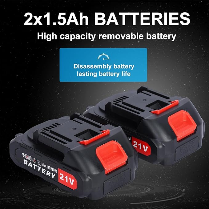 Weed Eater Replacement Battery,High Performance Rechargeable Weed Eater Battery 1221V 15003000mAh Battery for Weed Mover Lithiums Batteries for Weed Eater Cordless Tool Battery Packs 21V