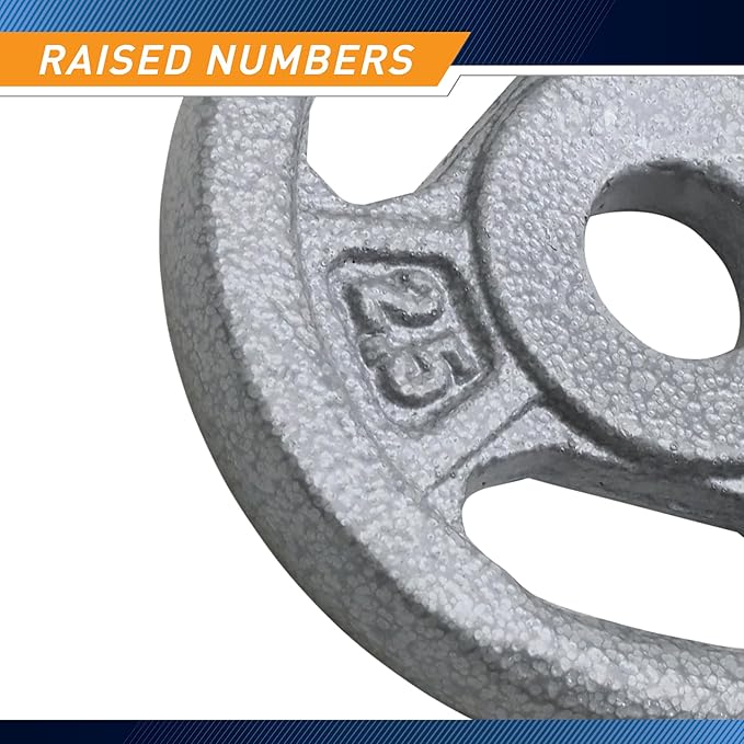 Marcy Classic 1" Cast Iron Standard Grip Plates - 2.5lb