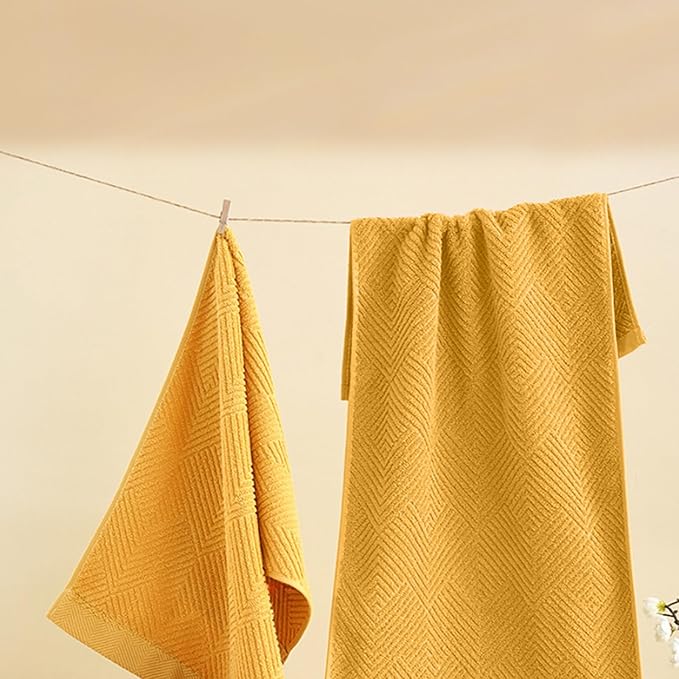1pc Soft Cotton Towel, Thickened High Absorbency Face Towel Bath Towel for Home, for Travel Hotel