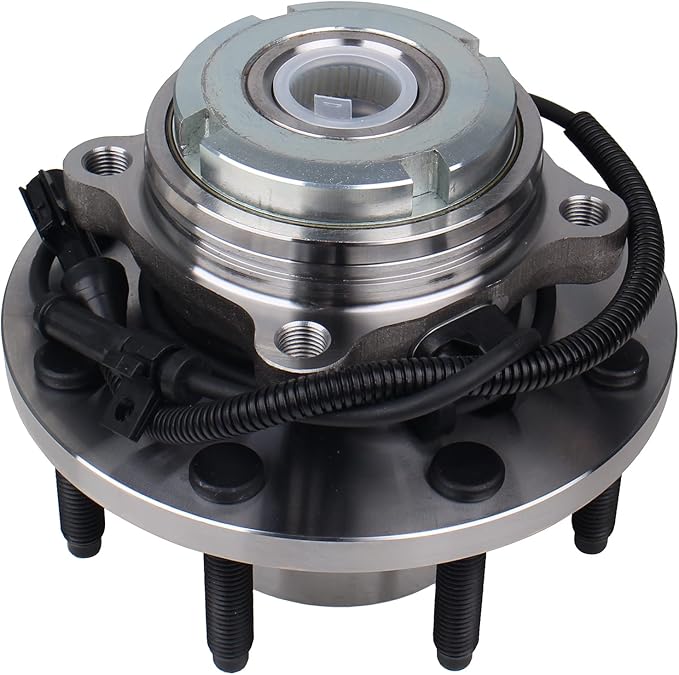 515020 Front 4WD Wheel Bearing Hub Assembly Compatible with 2000-2002 Ford Excursion, 1999-2004 Ford F-250 Super Duty 1999-2004 Ford F-350 8Lugs wABS