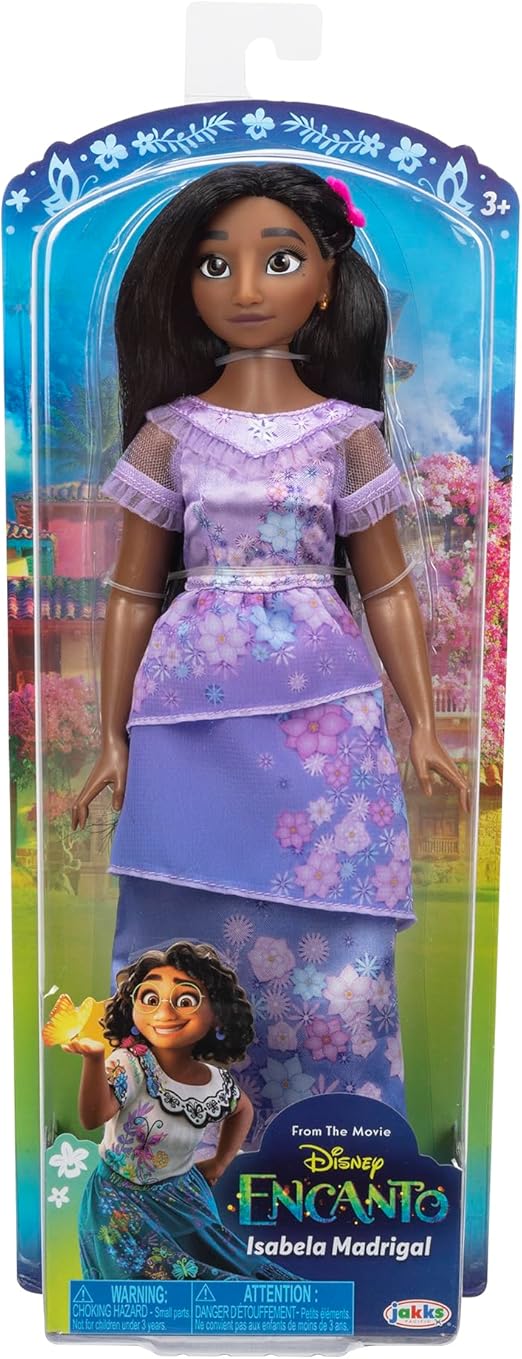 Disney Encanto Isabela Fashion Doll with Dress, Shoes & Hair Pin