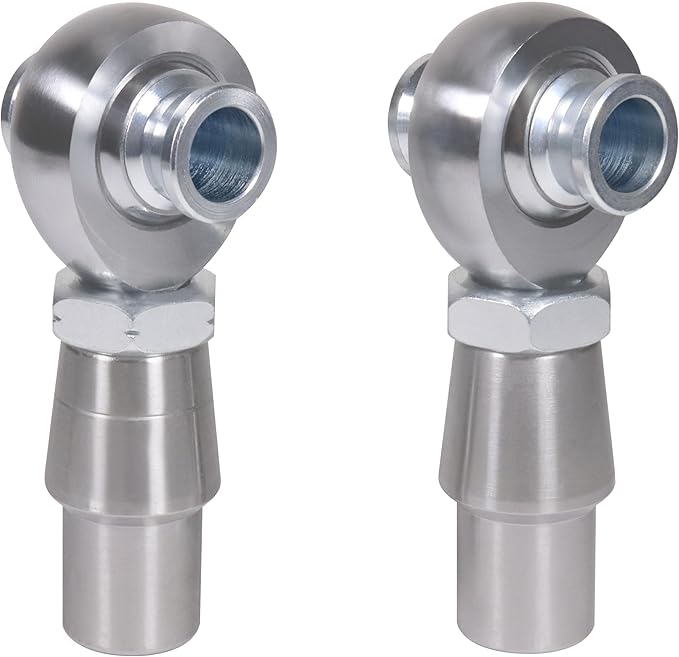 34" Heim Joints Rod End Kit Thread 0.75" Chromoly Heim Joints Suspension Kit Right and Left Hand Traction Bars Steering Kit with Round Tube Adapter Misalignment Spacer Jam Nuts (1 set-34inch)