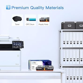 LxTek Compatible Toner Cartridge Replacement for Canon 131 131H to Compatible with Laserjet CP1525nw CM1312nfi ImageClass MF624Cw MF8280Cw MF628Cw LBP7110Cw Printer (Black, 1 Pack-High Yield)