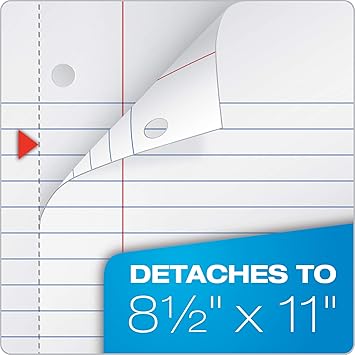 Oxford Spiral Notebook 3 Pack, 3 Subject, Wide Rule, Durable Plastic Covers, Strong Coil, 3 Durable Pockets, 8.5 x 11, 150 Sheets, Red, Green, Blue (89804)