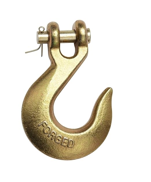 Mytee Products 3/8" Clevis Slip Hook - 6,600 LBS WLL Heavy Duty Grade 70 Tow Chain Hook for Truck Trailer Tie Down