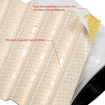 6.6 Duramax Diesel Fuel Filter with Seals for 2001-2016 Chevy Silverado 2500 HD 3500 HD Express GMC Sierra 2500HD 3500HD Savana Replaces TP3018, TP3012, 12664429, 12633243