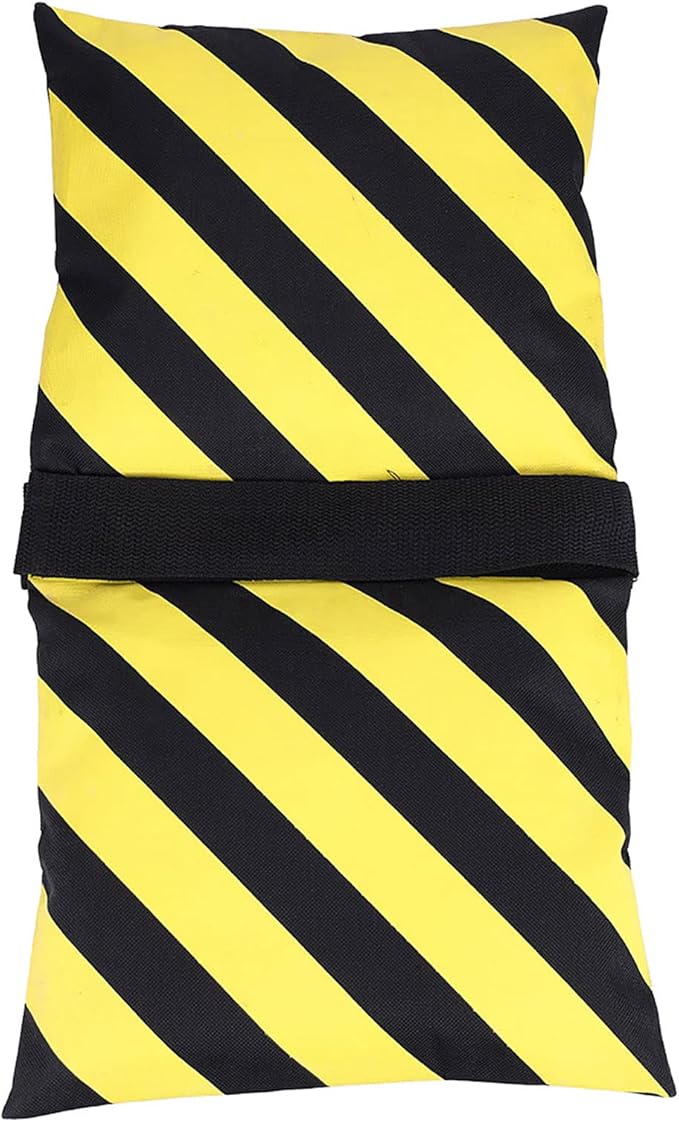 Heavy Duty Sandbag - Studio Video Sand Bag - Yellow Black Stripes - Photography Weight Bags - for Studio Video Light Stand,Tripod