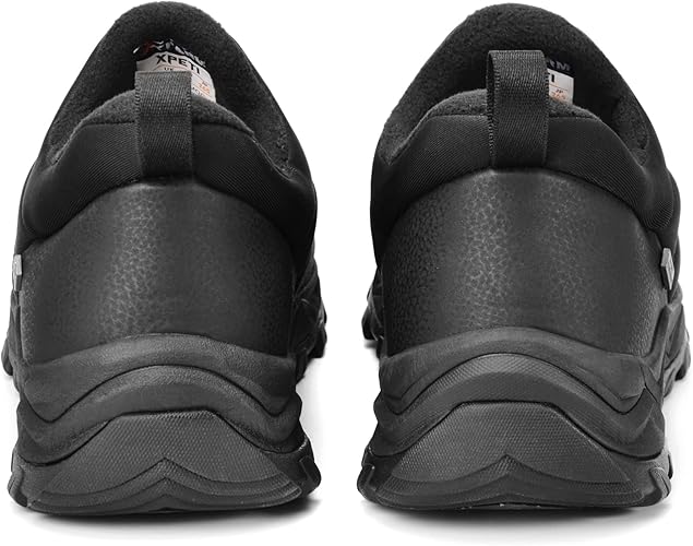 XPETI Winter Snow Casual Slip-on Loafers for Men Cocoon moc Waterproof Jungle Hiking Shoe,Easy Wear on/Off