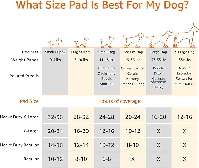 Basics Dog and Puppy Pee Pads with 5-Layer Leak-Proof Design and Super Absorbent Surface for Potty Training, Odor-Control Carbon, XL Size, 28 x 34 Inch - Pack of 50, Gray