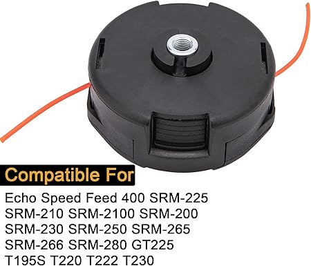 CMOOD Trimmer Head Compatible for Echo Speed Feed 400 Bump SRM-225 SRM-210 SRM-230 Pas225 Pas210 Pas211 Weed Eater Head Replacement (3 Pack)