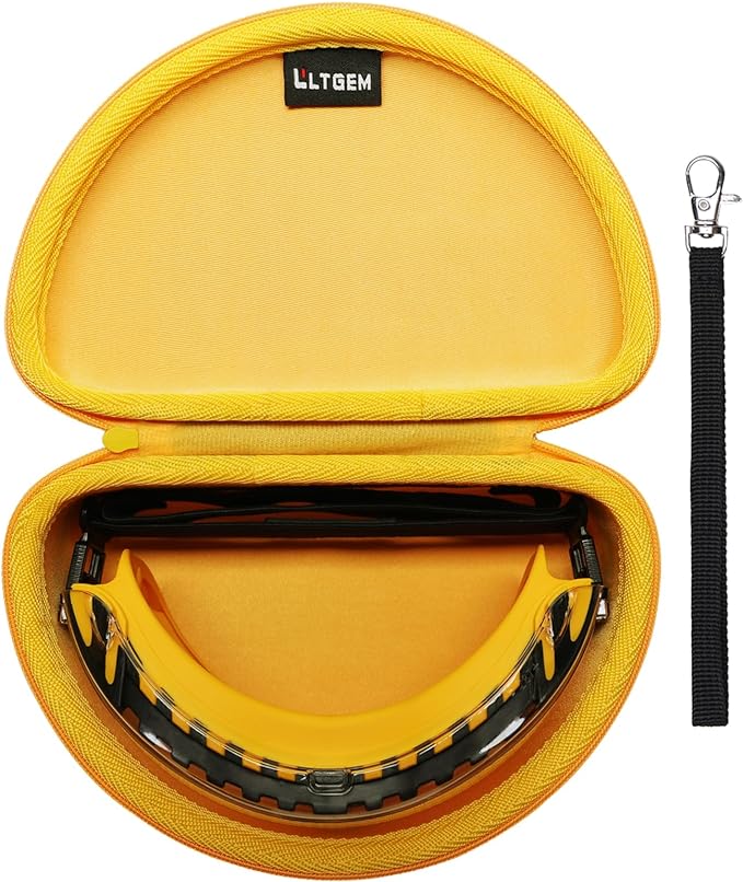 LTGEM Safety Glasses Case for Dewalt DPG82DPG82-11DPG82-11CDPG82-11DDPG82-21DPG82-21CDPG82-21DDPG84 (Case Only)