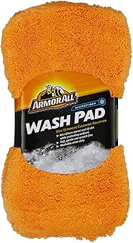 Car Wash Pad by Armor All, Microfiber Car Wash Supplies for Cars, Trucks and Motorcycles