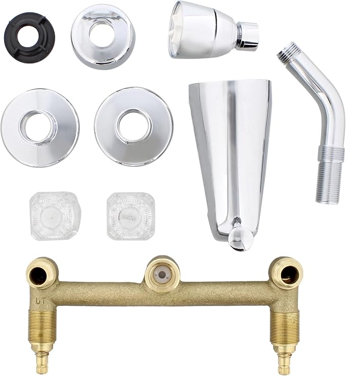 Empire Brass Faucet 8" 2-valve Shower Diverter J228AF