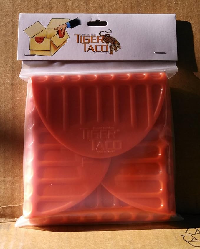 Tiger Taco Box Clips Make Packing and Unpacking Boxes Easier (Set of 4, ABS Plastic)