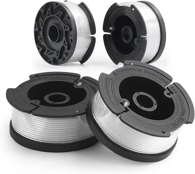 YDSL 4-Pack String Trimmer Replacement Spool for Black and Decker AF-100 Autofeed Weed Eater Spool 30 Feet0.065 Inches