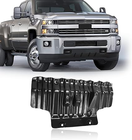 CarPartsDepot Front Engine Splash Shield Under Cover Guard for 2011-2019 Chevy Silverado GMC Sierra 2500 3500 2011-2019 GM1228166