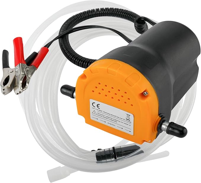 Amarine 12V Electric Oil Extractor - 60W Pump for Cars, Motorcycles, RVs, Boats Lawn Equipment