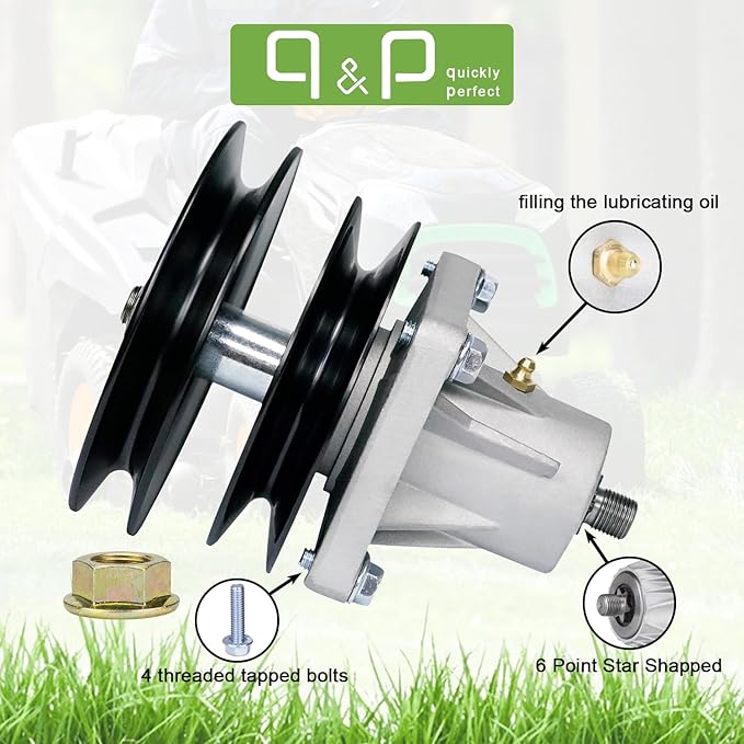 Outdoor Power 918-04134D Spindle Assembly Bracket Replaces MTD 618-04134D 918-04134D With Mounting Screws