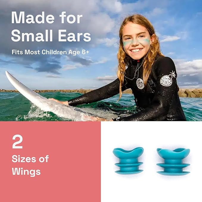 Creatures of Leisure Surf Ears Junior 2.0 Water Out Sound in Ear Plugs Green