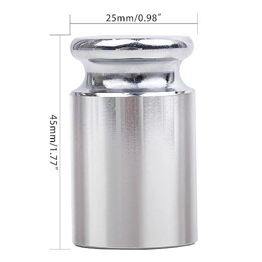TEXALAN(R) M2 Chrome Scale Calibration Weight for School Lab Factory 200g