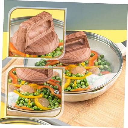 Ciieeo Tempered Glass Pot Lid Cooking Cover Anti-Oil Splashing Visible Design for Safe Convenient Cooking