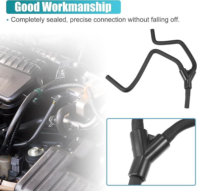 X AUTOHAUX Upper Radiator Surge Tank Inlet Hose Reservoir Hose 22908202 for Cadillac ATS CTS for Chevrolet Camaro 4 Cyl 2.0L 2013-2018 Engine Coolant Overflow Hose Recovery Tank Hose