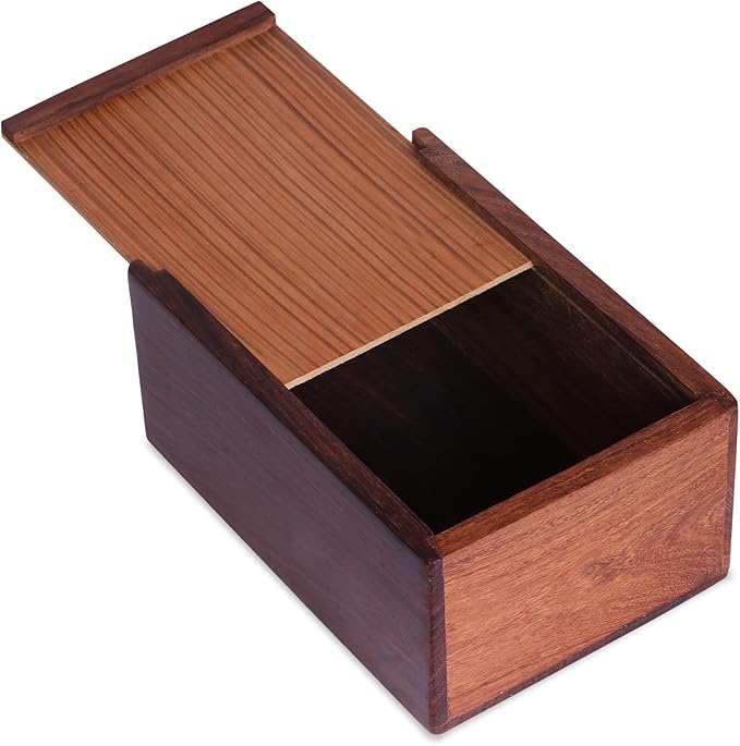 Wooden Keepsake Urn Box for Human Ashes, Cremation Memorial Urn Box, Handcarved Decorative Urn, Wooden Box Urn for Pets, Cat, Infant, Adult Memorial Urns, Burial Urns for Ashes- Small
