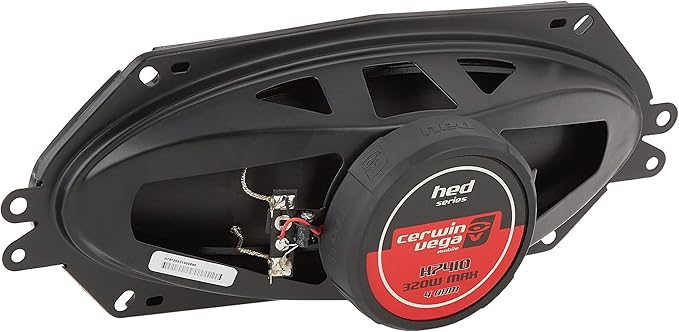 CERWIN-Vega! HED Series Car Speaker – High-Performance Audio, Clear Sound, Deep Bass & Compact Designs for All Vehicle Types (H7410)