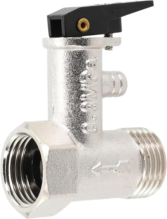 Safety Valve Pressure Relief Valve Boiler 12Inch Threads Brass Adjustable Safety Check Valve Home Improvement Water Systems