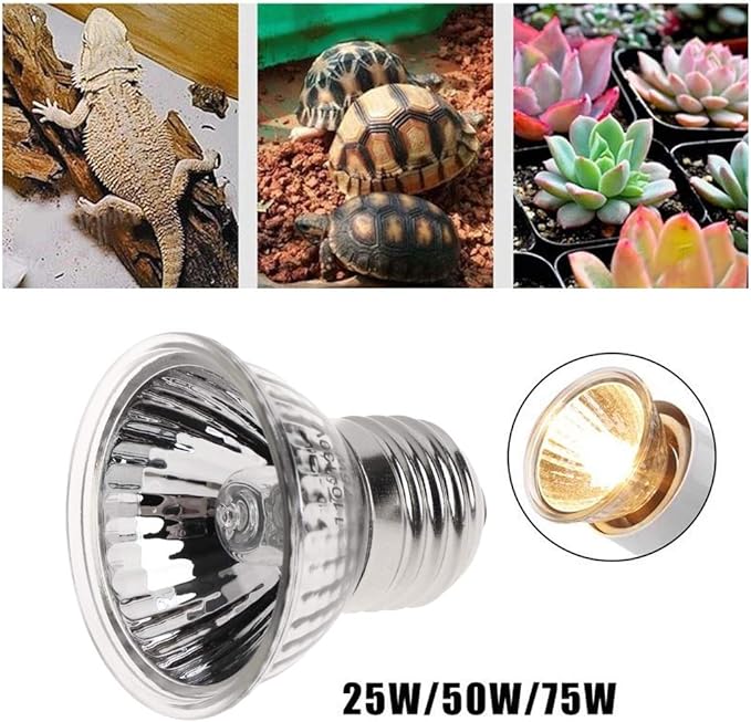 Heat Emitter Lamp UVB Heating Bulb Pet Heater E27 110V Lamp Brooder Bulb 25W 50W 75W for for Tur