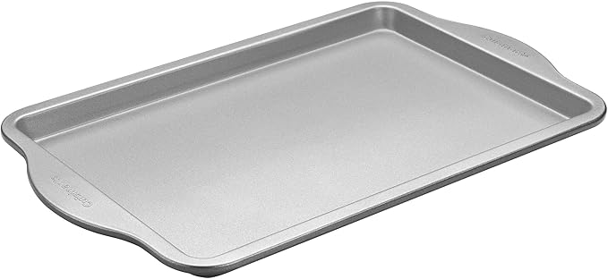CUISINART CMHB-15BS Easy-Grip Nonstick Baking Sheet, 15 Inch, Silver