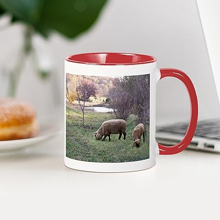CafePress Autumn Grazing Mug 11 oz (325 ml) Ceramic Coffee Mug