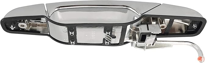 80547 Rear Chrome Exterior Door Handle Right Passenger Side for Chevrolet Avalanche Silverado Suburban Tahoe GMC Sierra Yukon Escalade 2007-2013, 15915620 22738726 GM1521130
