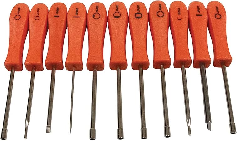 Stens Carburetor Adjustment Tools, 11 Piece Adjustment Screwdriver Kit, ea, 1