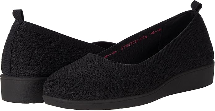 Skechers Womens Cleo Flex Wedge - FlipsideBallet Flat.