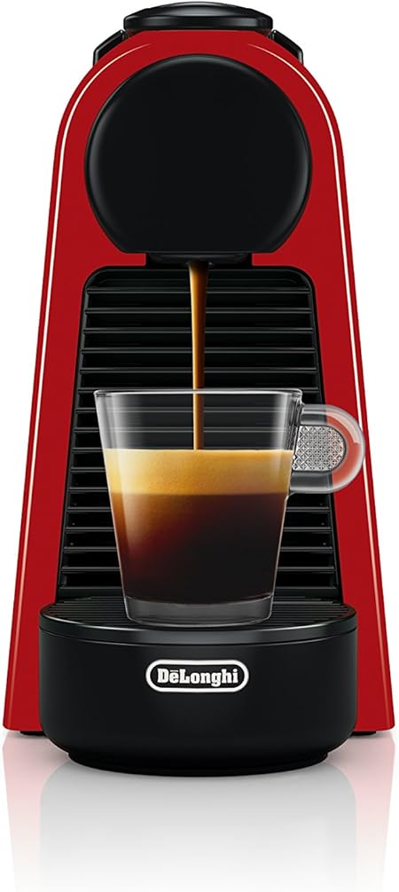 Nespresso Essenza Mini Espresso Machine by De'Longhi, 0.6 liters, Red
