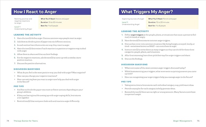 Therapy Games for Teens: 150 Activities to Improve Self-Esteem, Communication, and Coping Skills