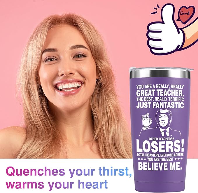 Teacher Appreciation Gifts for Women 20 Ounce Mug, Best Birthday Christmas Thank You Gift for Teachers Appreciation Week, Back to School, End of Year, Retirement, Preschool Teacher