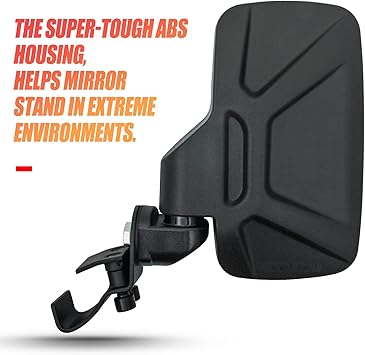 Ranger Side Mirror, UTV Rear View Mirror Compatible with Polaris Ranger XP 500, 570, 900, 900 Crew, 1000, 1000 Crew, Ranger Diesel, ETXEV, General 1000, Can-Am Defender, Maverick Trail