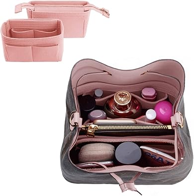 ZTUJO Purse Organizer, Bag Organizer, Insert Purse Organizer With 2 Packs In One Set For LV NeoNoe Noe Series perfectly