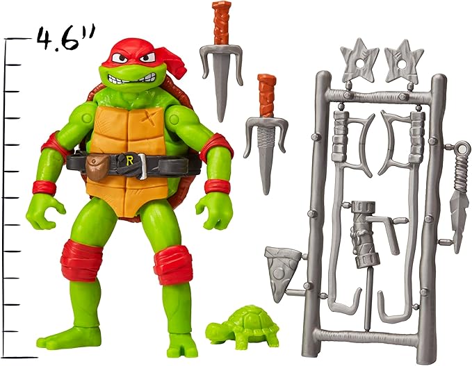 Teenage Mutant Ninja Turtles: Mutant Mayhem 4.6 Raphael Basic Action Figure by Playmates Toys