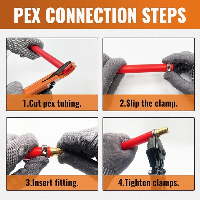 SUNGATOR 6-Pack 12" NPT to 12" PEX Male Adapter, No Lead Brass, NSF, UPC Certified