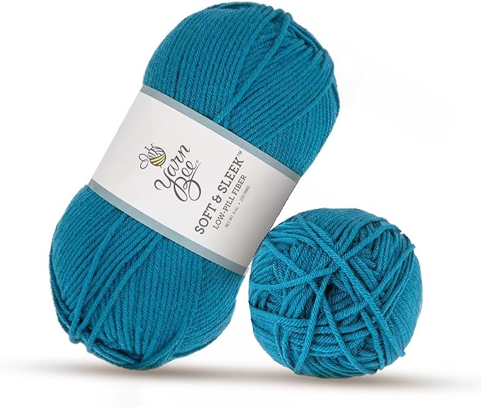 Yarn Bee Medium Yarn for Crocheting Knitting Ai Soft Yarn Skein Ai 232 Yards of 100 Low Pill Acrylic Yarn for Crocheting Blankets, Hats, More Ai DIY Handcrafting Accessories