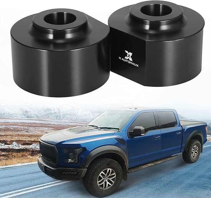 X AUTOHAUX 2.5 Inch Front Suspension Spring Strut Spacer Leveling Lift Kit for Ford F150 2WD 1981-1996 for Ford F-250 F-350 Super Duty 2WD 1999-2020