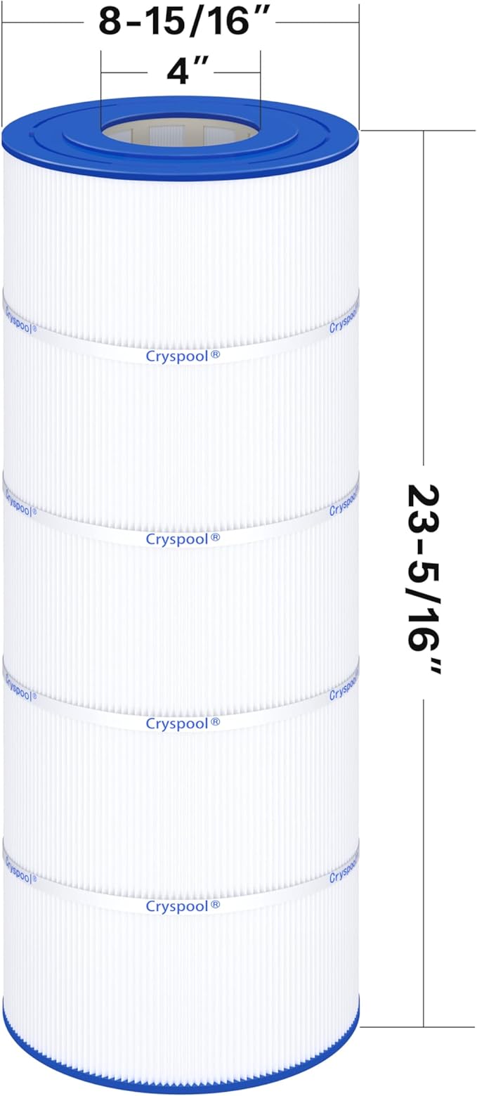 Cryspool® 08053 Filter Compatible with Jandy CS100, R0462200, PJANCS100, C-8410, FC-0821, 100 Sq. Ft Pool Filter Cartridge, 1 Pack