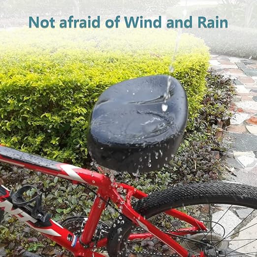 Noseless Wide Bike Seat,Nose Free Bicycle Saddle,Oversized Comfortable E-Bike Saddle Universal Fit Bicycle Seat for Women Men,Comfort Tricycle Saddle Peloton Saddle Stationary Bike Seat
